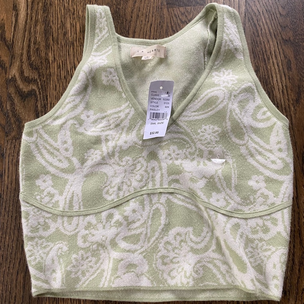 Pacsun Green Tank Top